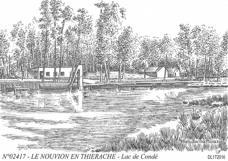 N 02417 - LE NOUVION EN THIERACHE - lac de cond